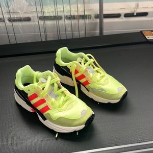 Men’s 8.5 Adidas Neon Colored Sneakers